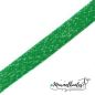 Preview: Hoodieband flach - Meliert 2cm - Grün