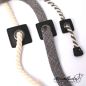 Preview: 2 Stück Ösenpatches - Classic 11mm - Schwarz/Silber