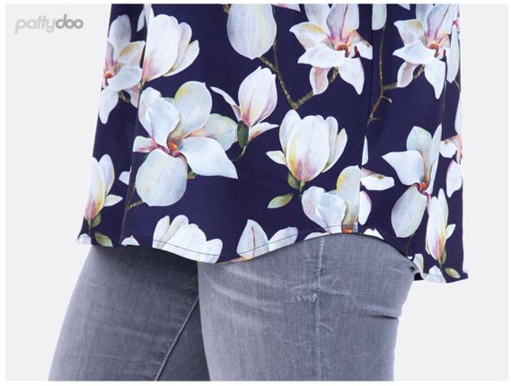 Damenshirt und Bluse - Carmen - Papier-Schnittmuster - Pattydoo