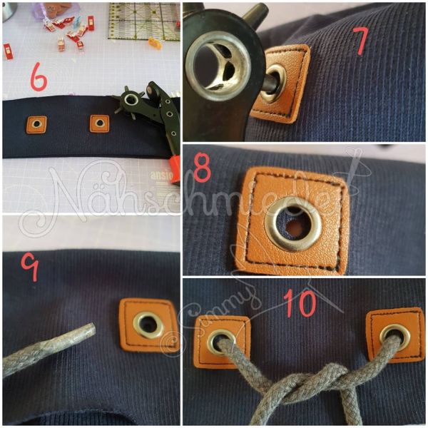 2 Stück Ösenpatches - Classic - 14mm