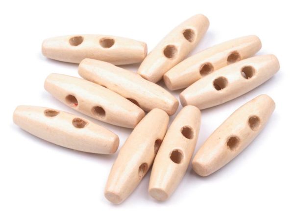 Knebelknopf - Rohling - Holz