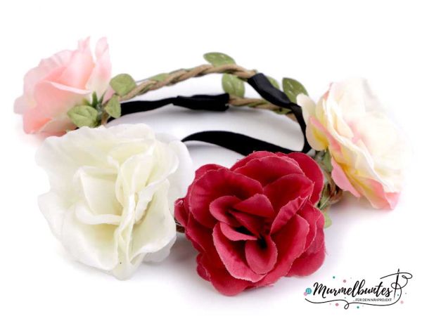 Haarschmuck - Blumenband