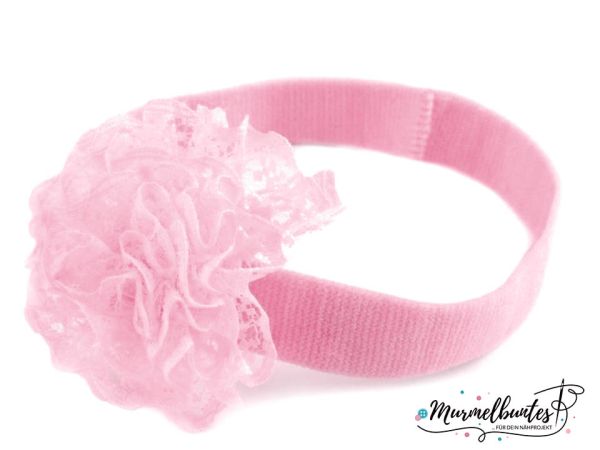 Stoffblume - Lotusperle - Creme