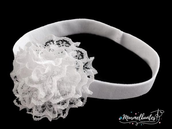 Stoffblume - Lotusperle - Creme